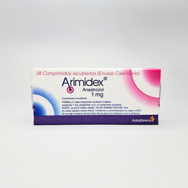 ARIMIDEX  1 MG CAJA X  28 COMPRIMIDOS RECUBIERTOS