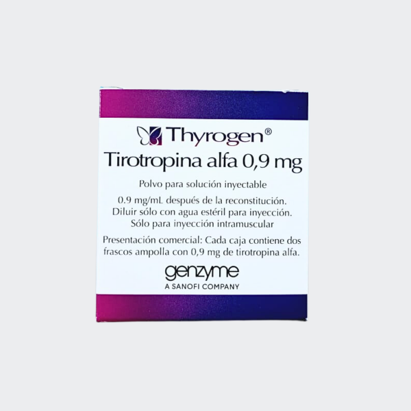 THYROGEN 0.9 MG/ ML LIOFILIZADO PARA SOLUCION INYECTABLE X 2 FRASCOS